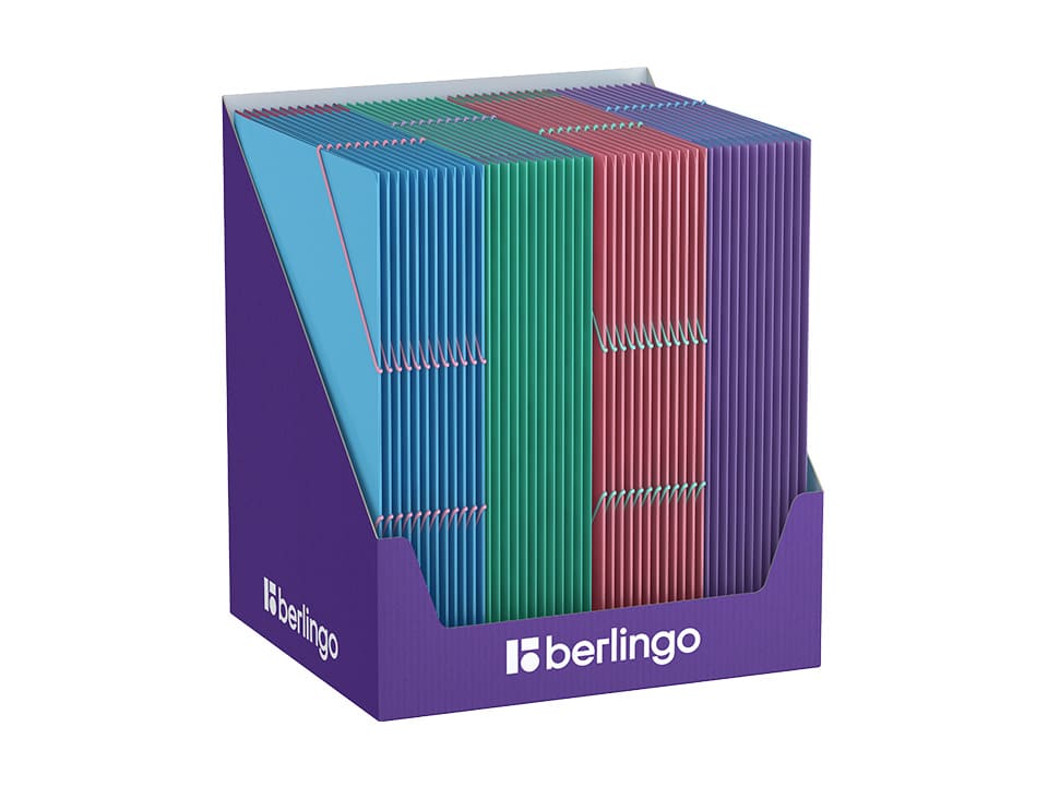 Папка на резинке Berlingo "Haze" А4, пластик, 600мкм, софт-тач, ассорти