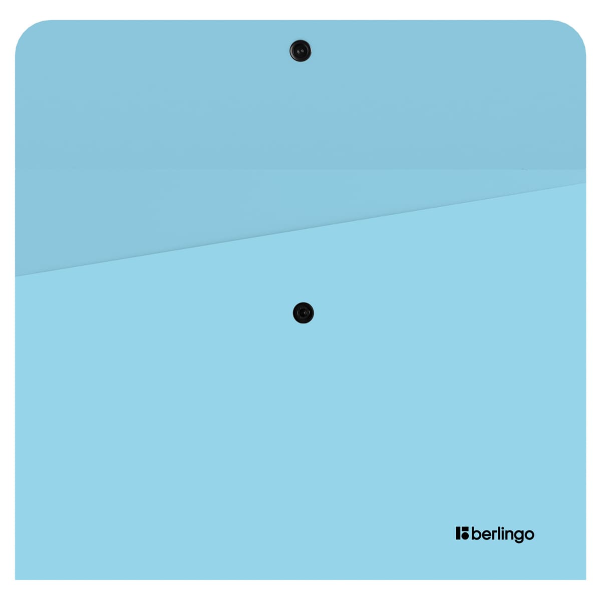 Папка-конверт на кнопке Berlingo "Instinct" А4, 330мкм, аквамарин
