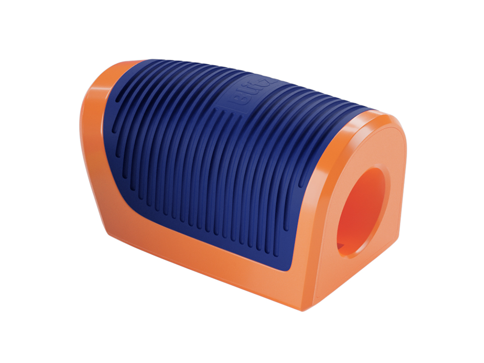 Точилка пластиковая Berlingo "Blitz" 1 отверстие, ассорти, дисплей