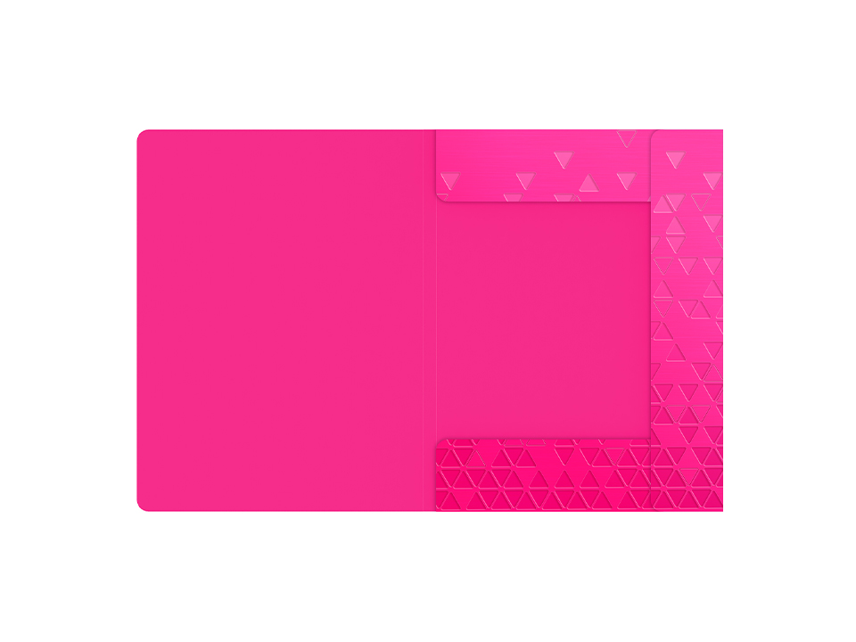 Папка на резинке Berlingo "Neon" А4, 600мкм, розовый неон