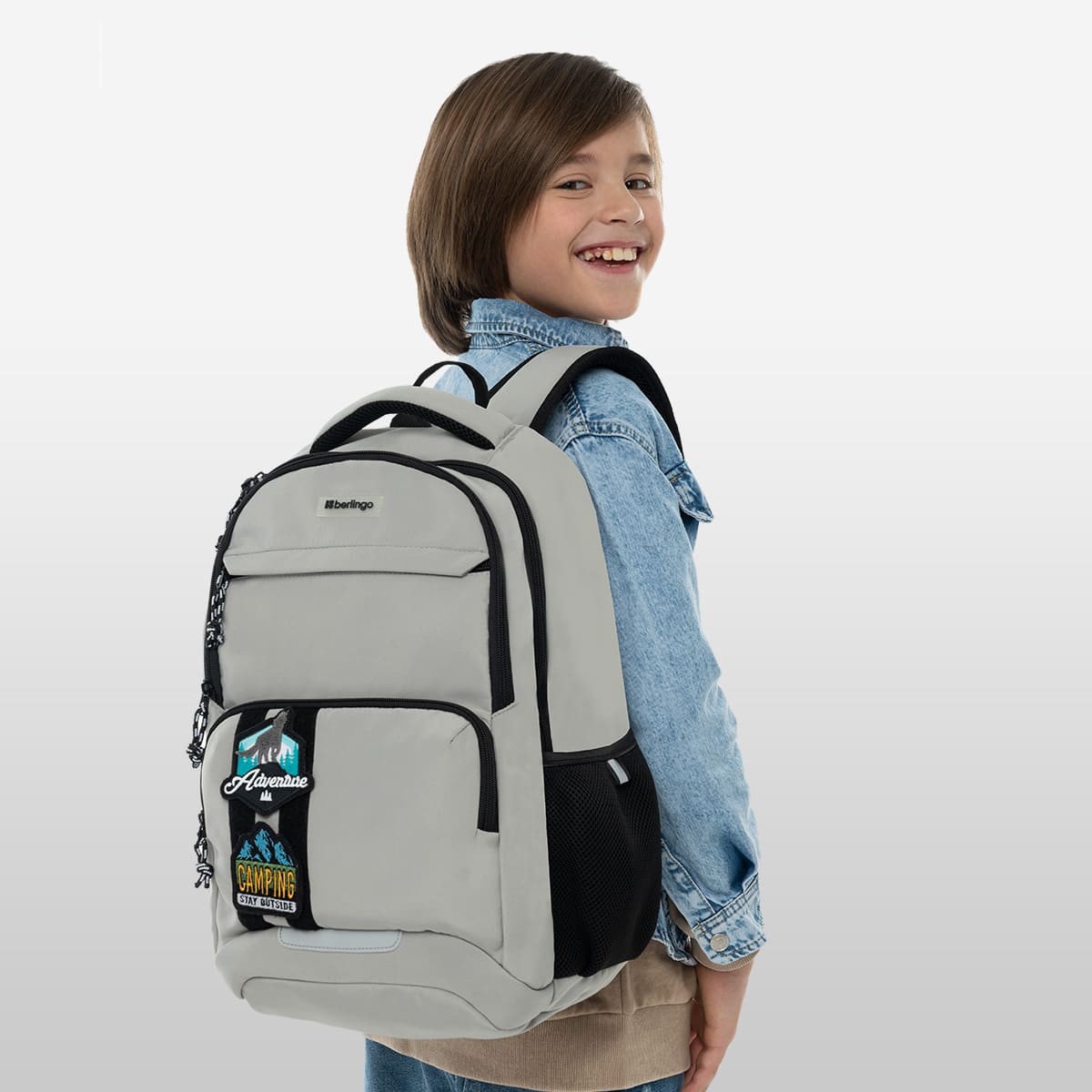 Рюкзак Berlingo ErgoSmart "Urban Pathway" 42*29*16см, 2 отделения, 4 кармана, эргономичная спинка