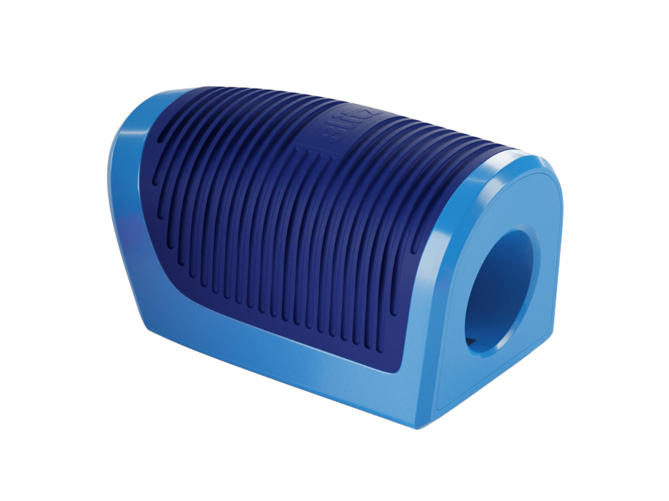 Точилка пластиковая Berlingo "Blitz" 1 отверстие, ассорти, дисплей