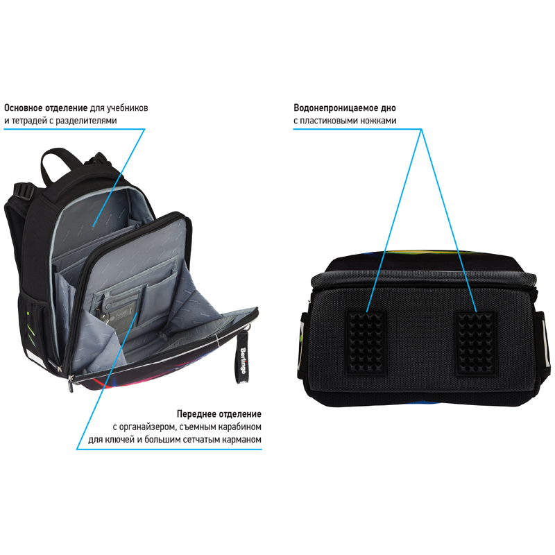 Ранец Berlingo Expert "Victory taste" 37*28*16см, 2 отделения, 2 кармана, анатомическая спинка