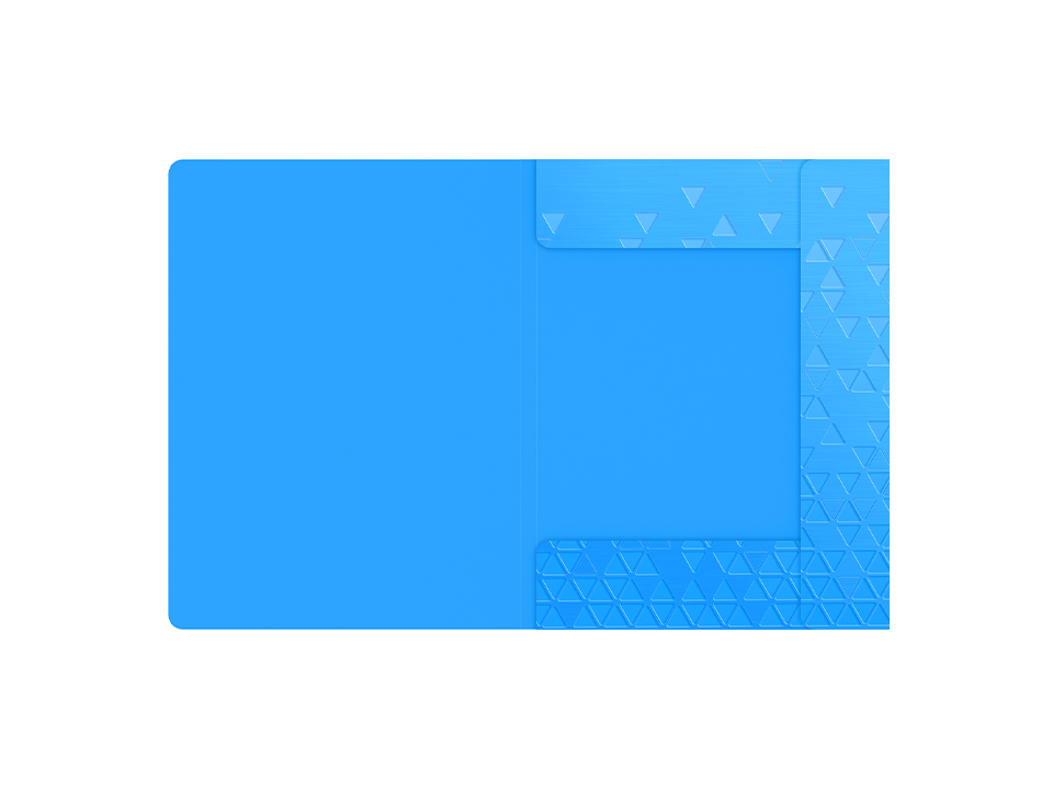 Папка на резинке Berlingo "Neon" А4, 600мкм, голубой неон