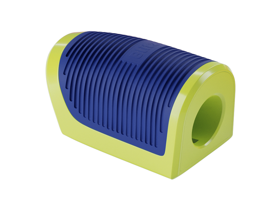 Точилка пластиковая Berlingo "Blitz" 1 отверстие, ассорти, дисплей