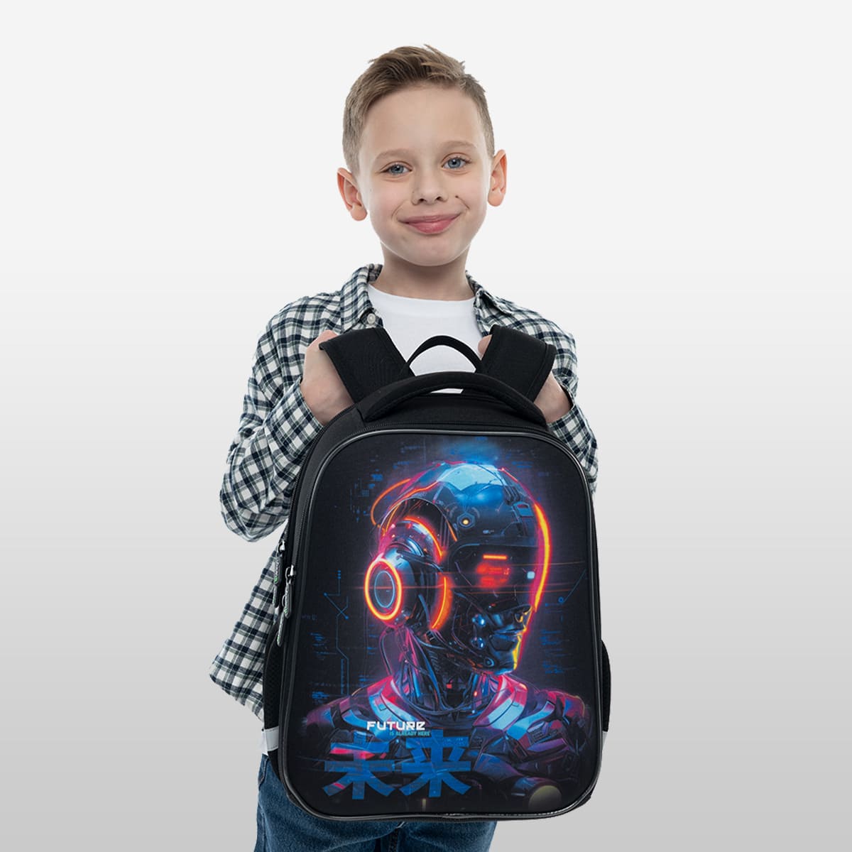 Ранец Berlingo Expert Mini "Cyberpunk" 36*27*14см, 2 отделения, 2 кармана, анатомическая спинка