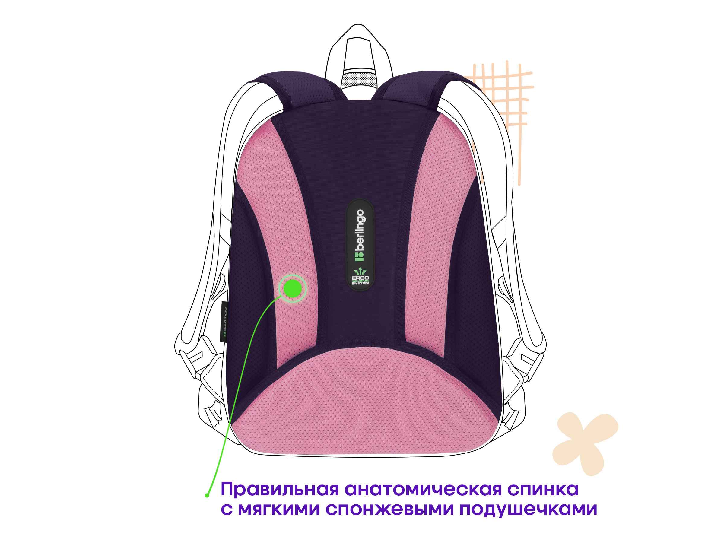 Ранец Berlingo Expert Plus "Colored dots" 38*29*15см, 2 отделения, 2 кармана, анатомическая спинка