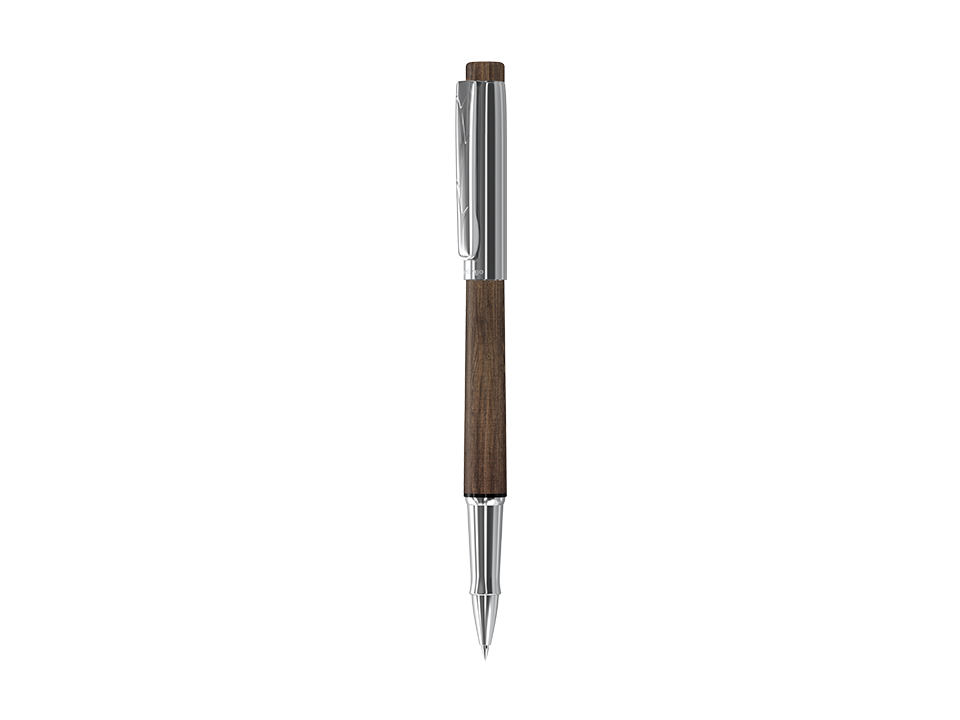 Ручка гелевая подарочная Berlingo "Nature" черная, 0,5мм, орех