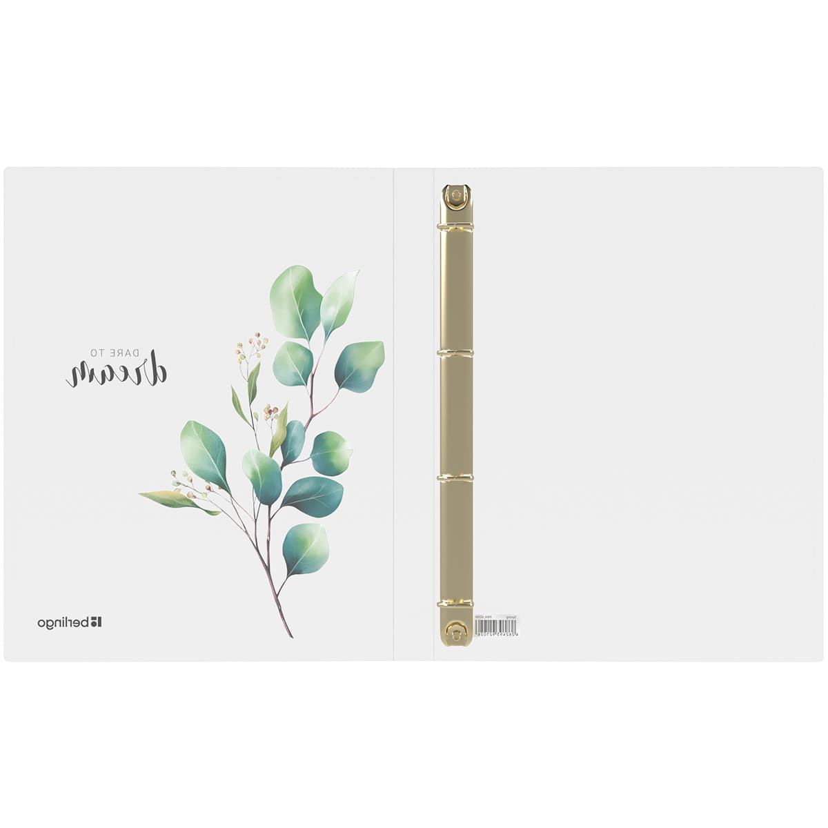 Папка на 4 кольцах Berlingo "Spring", 24мм, 600мкм, с рисунком, D-кольца