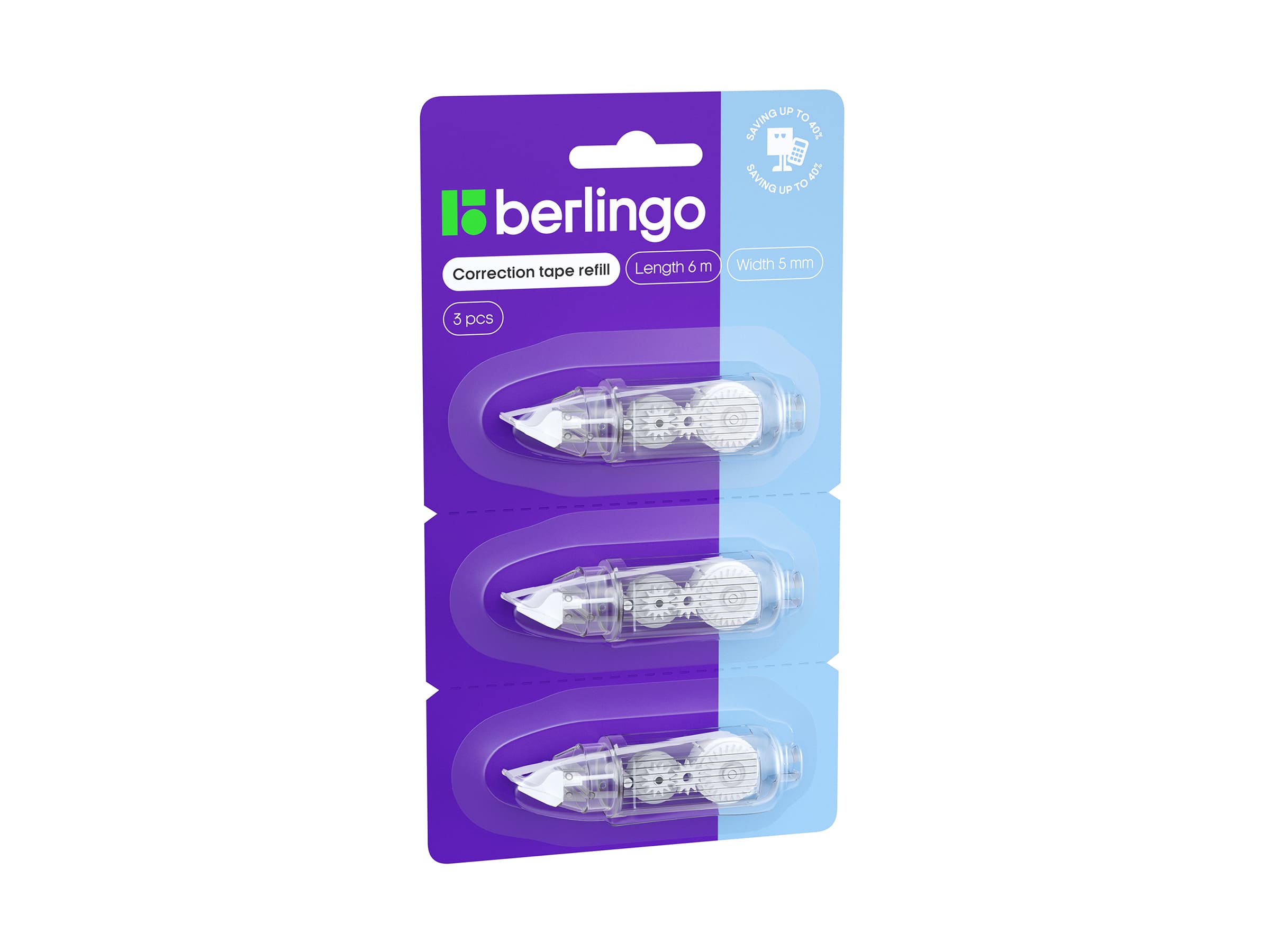 Сменная лента для корректора Berlingo, 5мм*6м