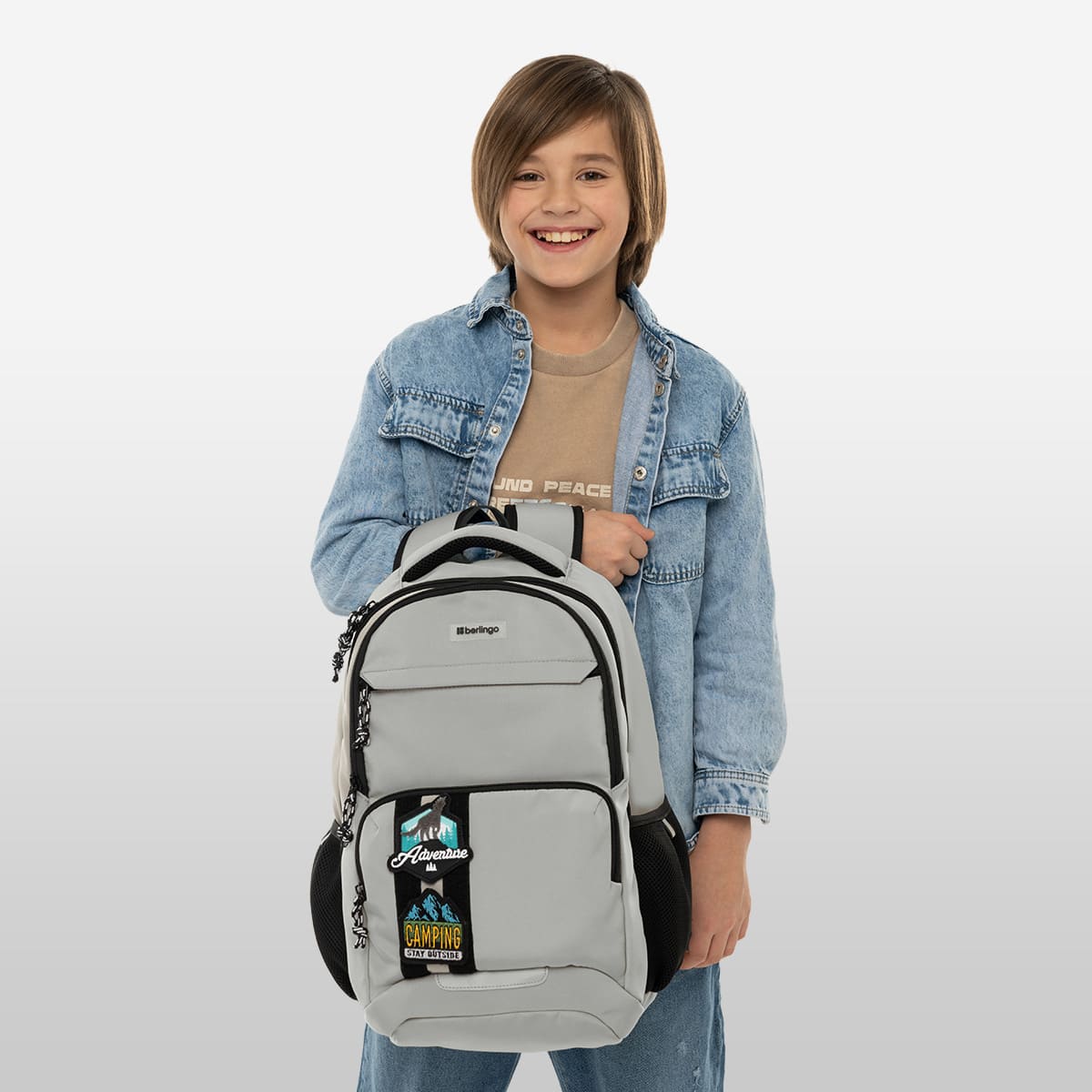 Рюкзак Berlingo ErgoSmart "Urban Pathway" 42*29*16см, 2 отделения, 4 кармана, эргономичная спинка