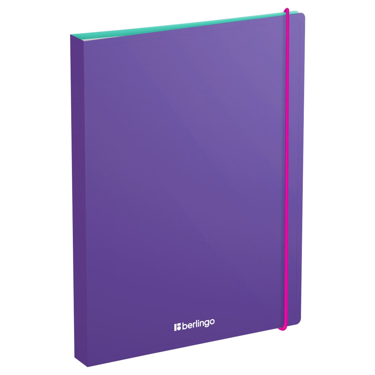 Папка с 60 вкладышами Berlingo "Raze" А4, 30мм, 600мкм, с внутр. карманом, фиолетовая, софт-тач