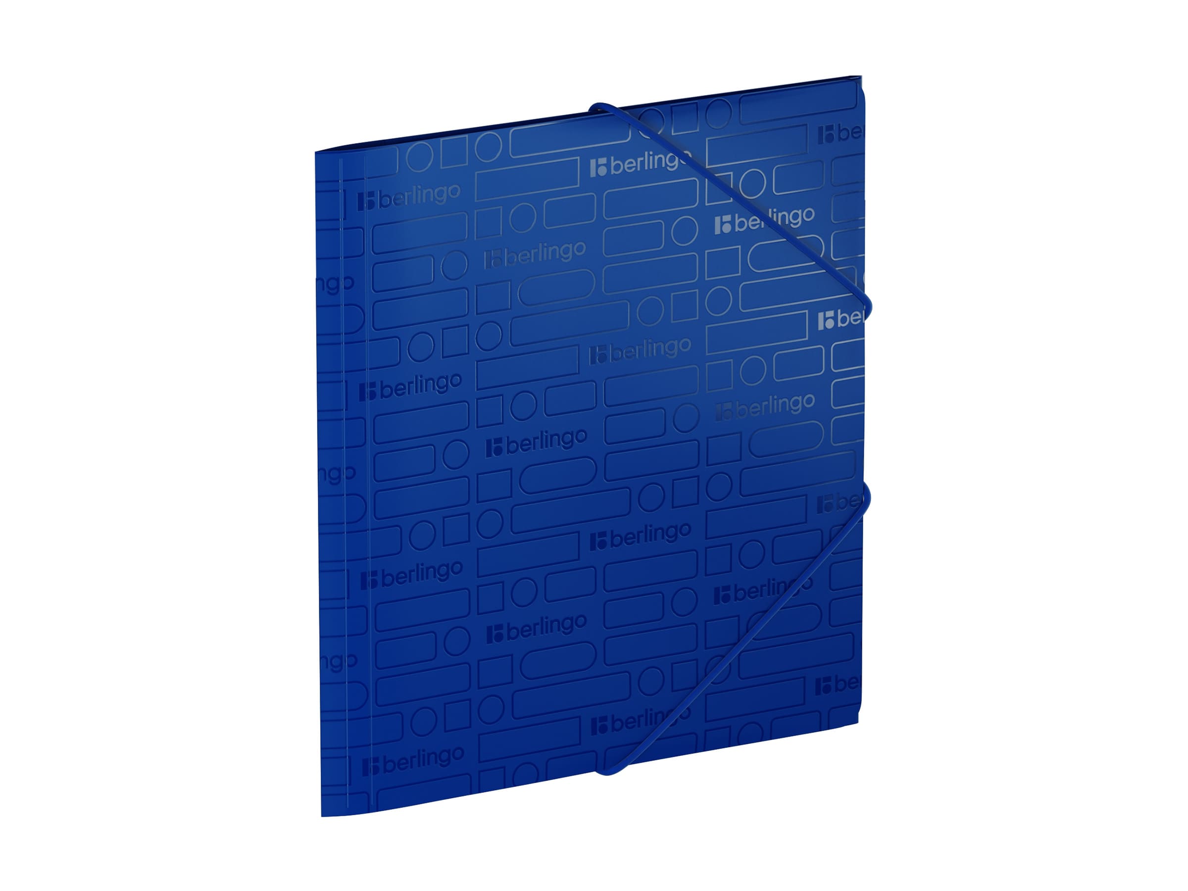 Папка для тетрадей на резинке Berlingo "Your Way" А5+, 600мкм, синяя