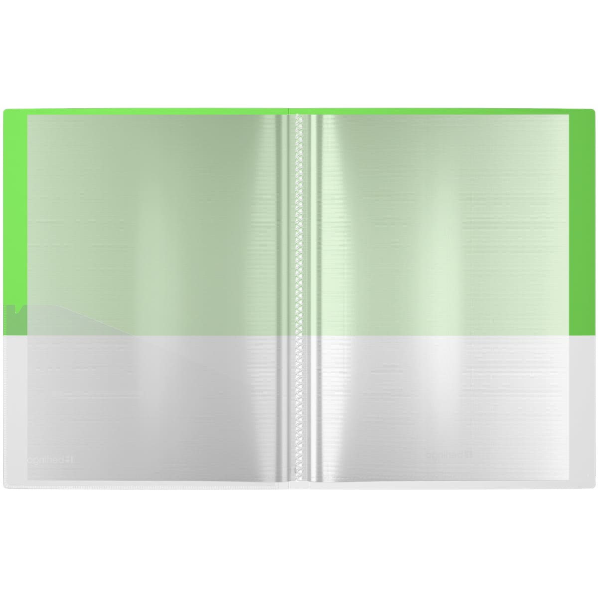 Папка с 20 вкладышами Berlingo "Semicolor" А4, 17мм, 700мкм, с внутр. карманом, салатовая, софт-тач