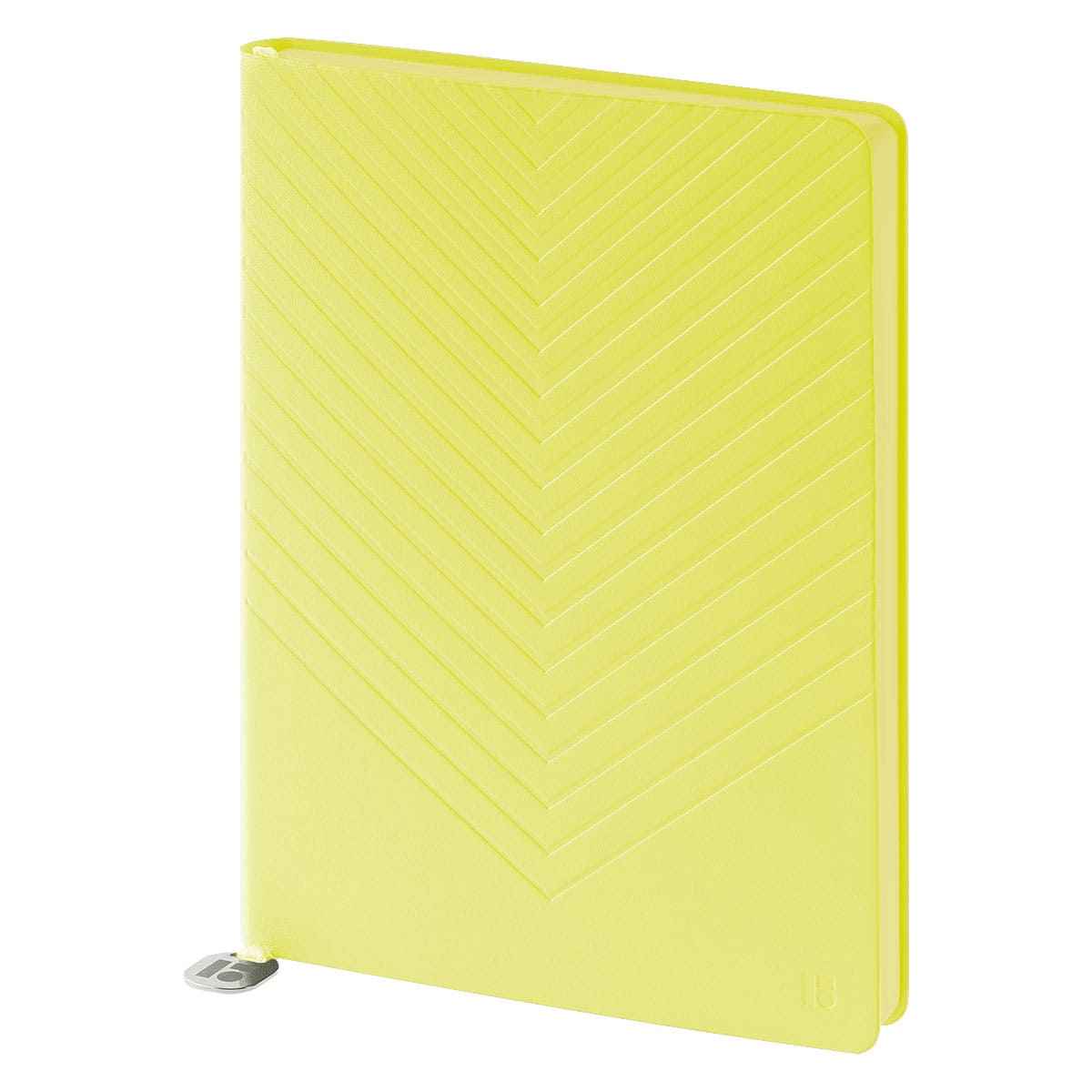 Ежедневник недатированный, А5, 136л., кожзам, Berlingo "Elegance", желтый