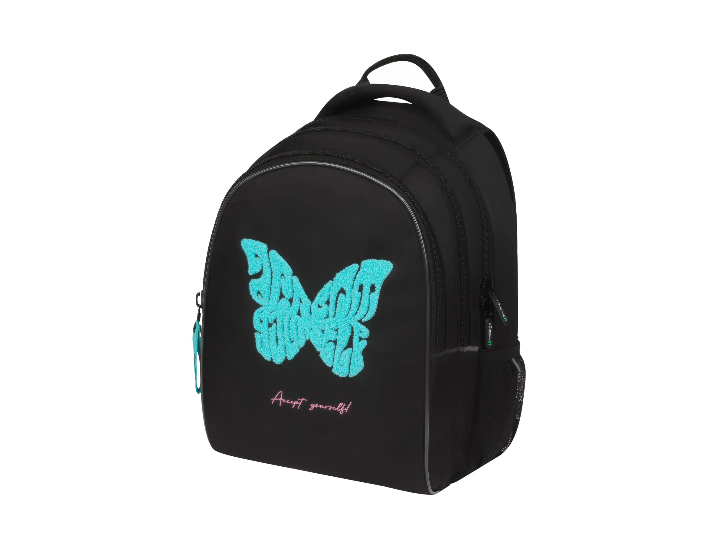 Рюкзак Berlingo inStyle "Butterfly" 41*27*20см, 3 отделения, 2 кармана, эргономичная спинка