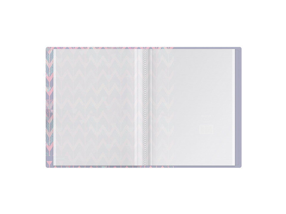 Папка с 30 вкладышами Berlingo "Tropical", 17мм, 600мкм, с внутр. карманом, с рисунком