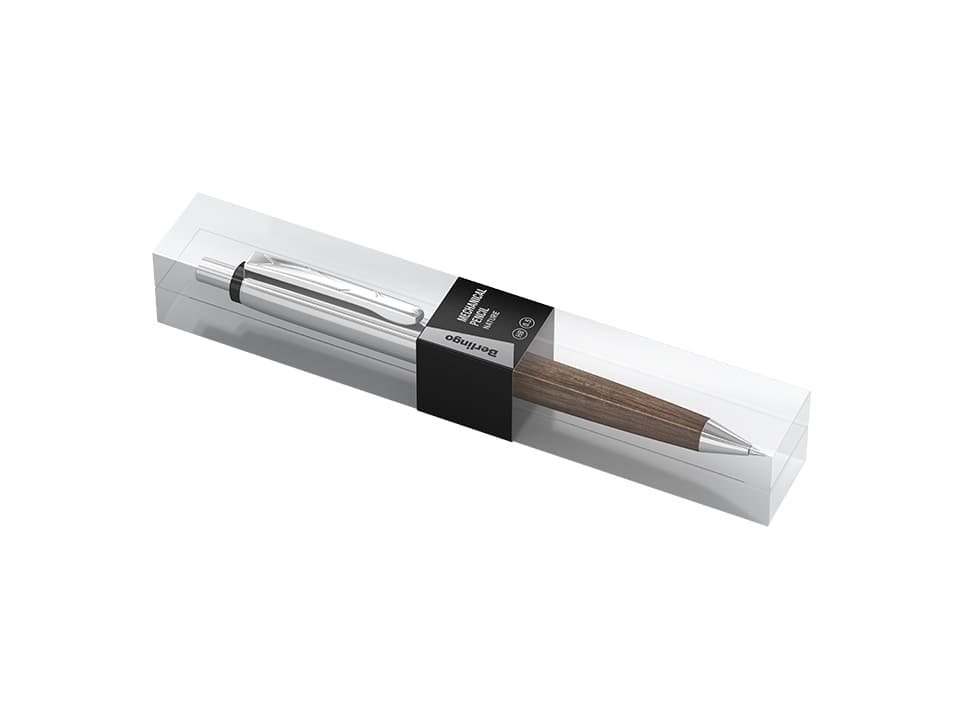 Карандаш механический подарочный Berlingo "Nature" 0,5мм, орех