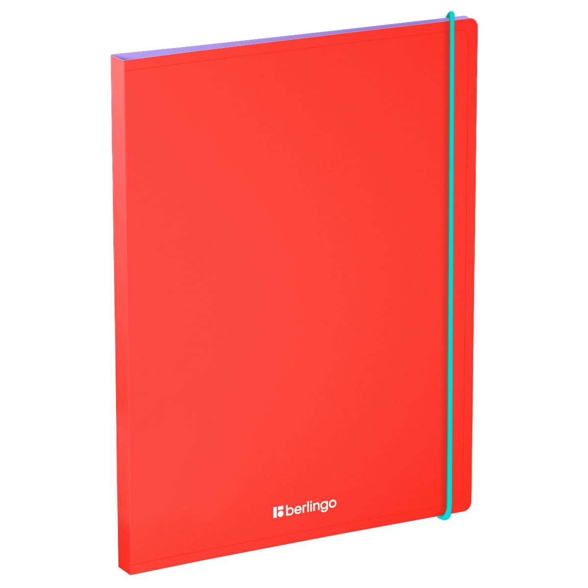 Папка с 30 вкладышами Berlingo "Raze" А4, 17мм, 600мкм, с внутр. карманом, красная, софт-тач