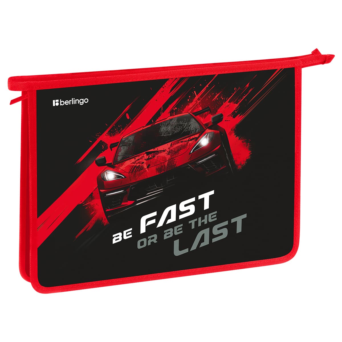 Папка для тетрадей 1 отделение, А4 Berlingo "Fast Track", 340*245*40 мм, пластик, на молнии